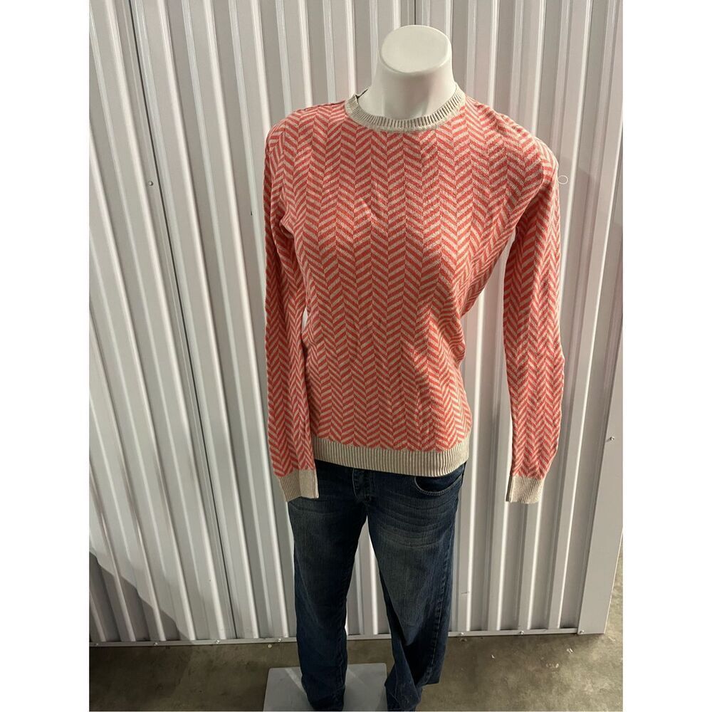 Kim rogers peachy chevron sweater